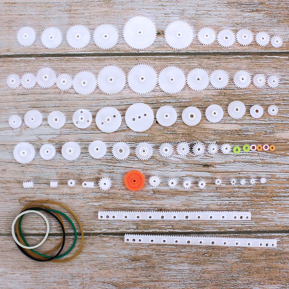 Amazon | WayinTop ギヤ 歯車 ギア 72種 75個セット モジュール0.5